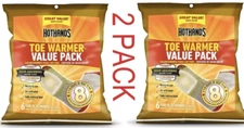 HotHands Toe Warmer Value Pack 6 Pairs Of Toe Warmers Lot of 2 Paks New Expired