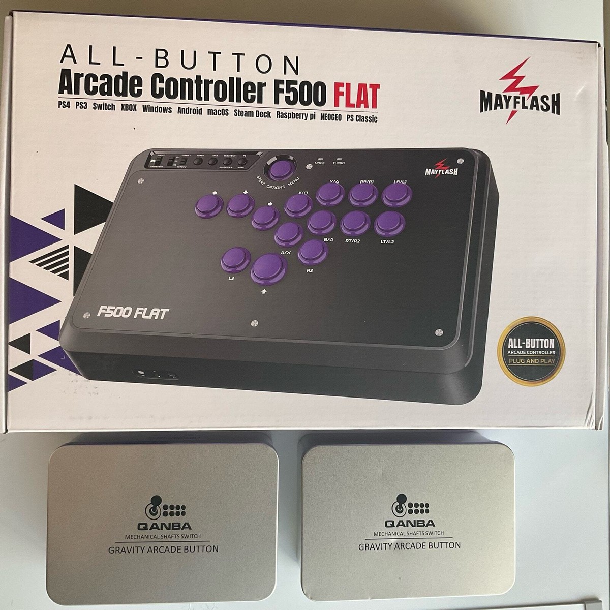 MAYFLASH F500 FLAT　レバーレスコントローラ MayFlash F500 Flat | レバーレス | BOX型レバーレス – CIELOGAMES
