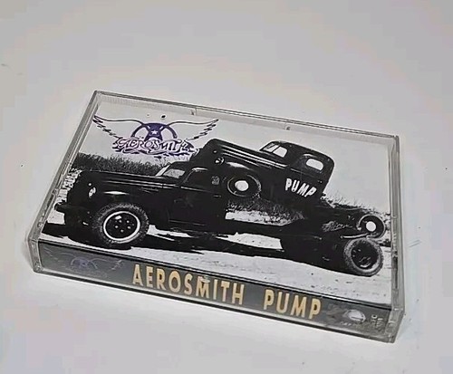 Vtg Aerosmith Pump Cassette Tape 1989 Geffen Records. Tested Vintage - Picture 2 of 10