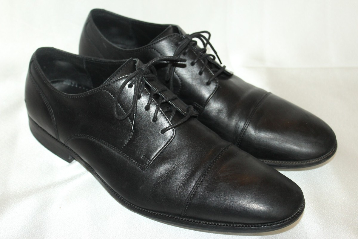Cole Haan Black Calf Lace Up Oxfords Cole Haan Men main image 2