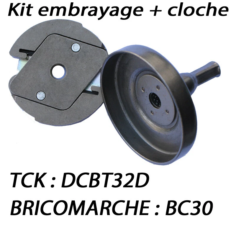 HYUNDAI TCK Bricomarche débroussailleuse embrayage + cloche dcbt 32 bricomarche bc30