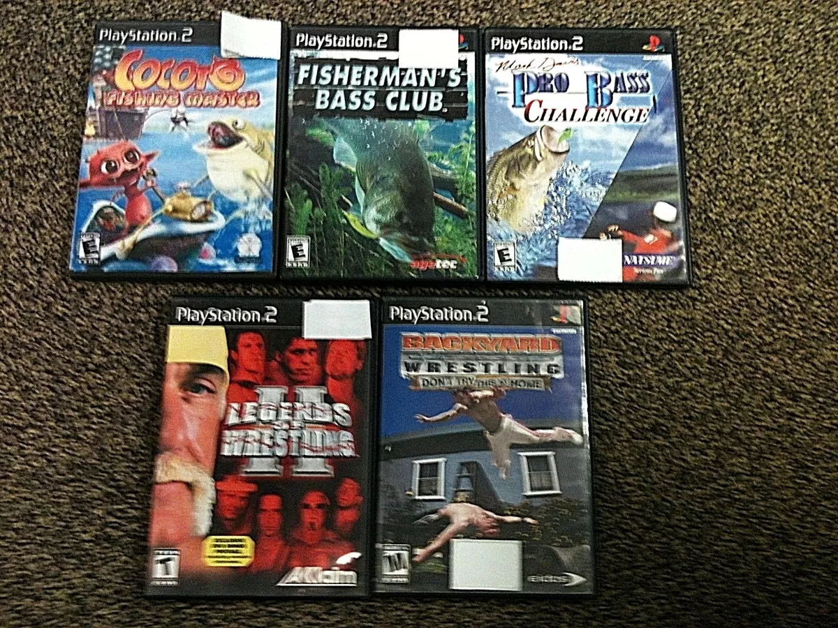 Playstation 2 PS2 Fishing Games 050819