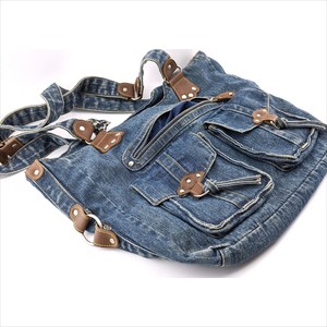 large denim purse