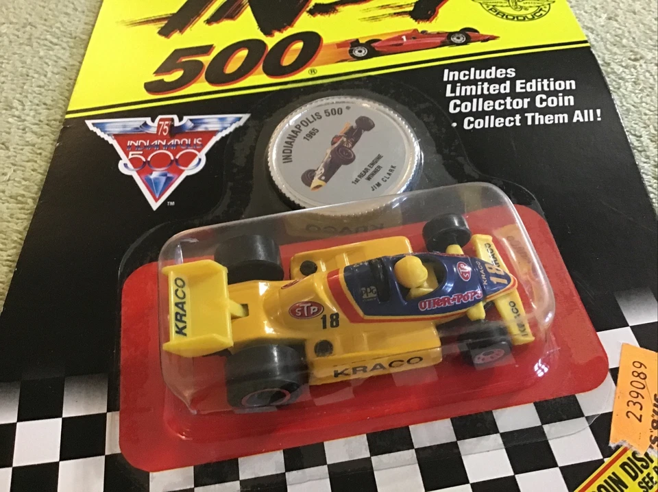1990 Matchbox JIM CLARK  / #18 Kraco 75th Indy Car 1/64 Limited Diecast C - Image 3 of 4