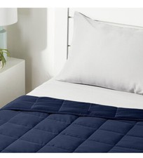 Kid's Cotton Weighted Blanket, 7 Pound, 41 x 60 Inch, Navy Blue