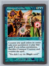 Magic The Gathering Unglued Common Courtesy #21/94 MTG TCG CCG