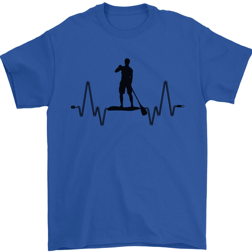 Paddleboard ECG Paddleboarding Pulse Mens T-Shirt 100% Cotton - 第 53/96 張圖片