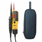 Fluke T110 Voltage & Continuity 2 Pole Tester With Calibration Cert & Case
