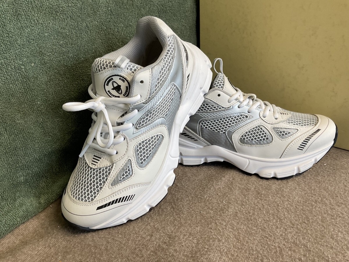AXEL ARIGATO Marathon Runner Trainer White/Silver Women's RRP310 YC65