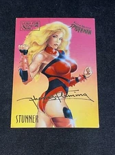 1995 Fleer Ultra Spider-Man Gold Foil Signature - Stunner - #56