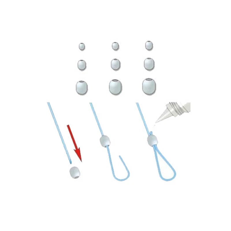 PERLINE FORO CALIBRATO STONFO ART 519 PER MONTAGGIO DI TERMINALI PESCA