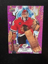 21-22 UD Ice Hockey Purple SP Parallel 58 Marc-Andre Fleury
