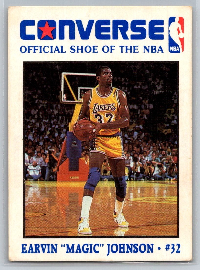 1989 Converse Magic Johnson #32 Promo Official Shoe of the NBA Lakers HOF
