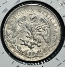 1898 Mo AM Un Peso Original Strike Mexico Second Republic Zacatecas Cap & Rays — photo 2