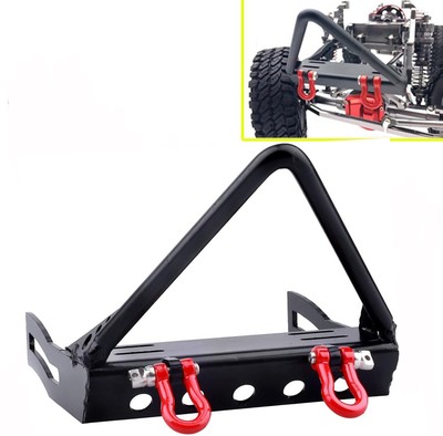 Metal RC Crawler Front Bumper for Axial SCX10 & SCX10 II III Redcat Gen7 Gen 8