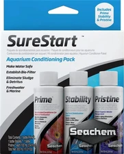 Seachem Prime Stability Pristine Water Treatment Set for Aquariums 100 mL