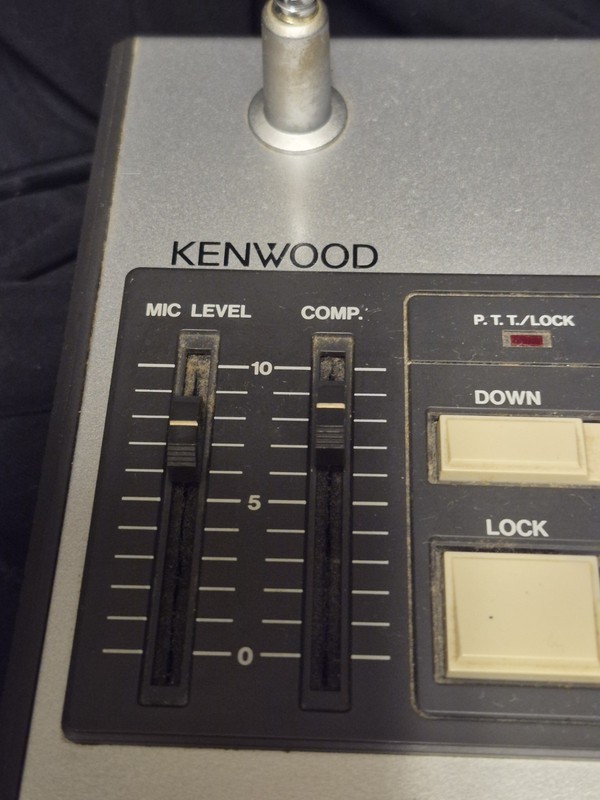 Kenwood MC-85 Desktop Base Gooseneck Microphone, 8-Pin, On/Off Switch