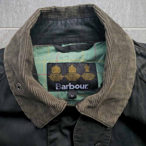 Barbour Rambler Carbon Jacket Size Medium Mens Black Unwaxed Rare - Picture 7 of 20