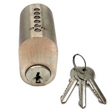 Scandinavian External Oval Lock Cylinder Barrel Silver To Suit Assa  Ruko Locks 