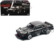 SKYLINE GT-R V8 DRIFT "HAKOSUKA" RHD "COKE ZERO" 1/64 MODEL BY POP RACE PR640144