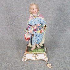 Antica statuina San Nicola in porcellana boema conte Thun Karlovarsky