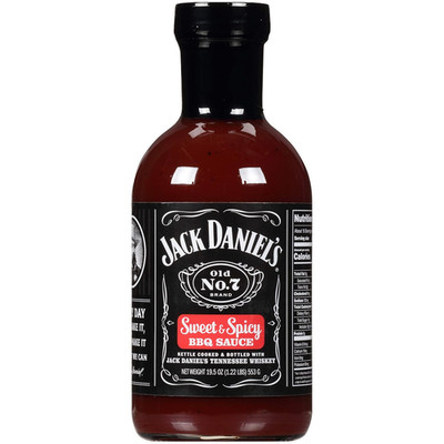 Jack Daniels, Barbeque Sauce Sweet & Spicy, 19.5 Ounce