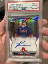 2023 Bowman - Chrome Prospect Autographs Roman Anthony #CPA-RA Refractor /499...