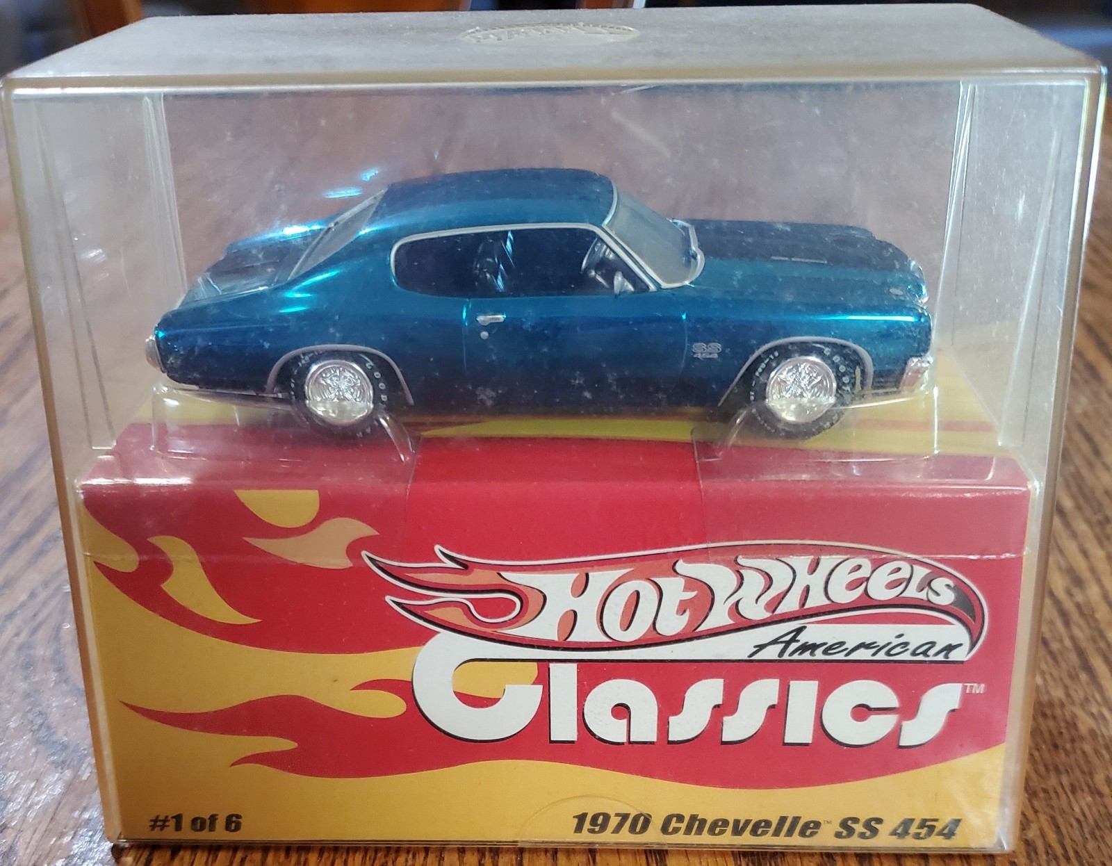 *Hot Wheels 1970 Chevelle SS 454 American Classics #665 C6466 NRFB 2003 Aqua 1 4