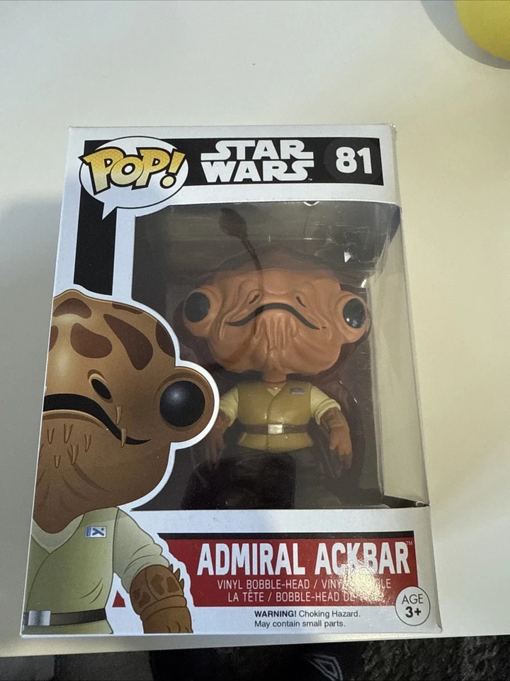 BNIB Funko Star Wars Admiral Ackbar 81 The Force Awakens Disney Vaulted - Image 2 of 4