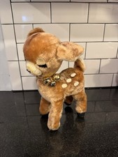 Vintage 1974 R Dakin Fawn Deer Stuffed Animal Plush 11" Sleepy Eyes Spots
