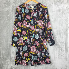 Loft Outlet Paisley Floral Dress Fairycore Classic Whimsical Preppy Size 4P