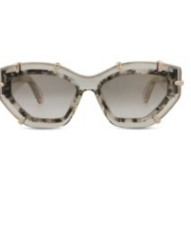 PHILIPP PLEIN Cat Eye Sunglasses, beige/gold