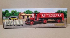 TEXACO 1920 PIERCE ARROW CAB WITH TANKER COLLEGE SERIES 16 DIE CAST METAL BANK