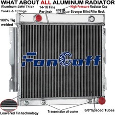 3row Radiator For 70-1979 Dodge Dw 100 150 200 300 Plymouth 5.2l 5.9 V8 Truck