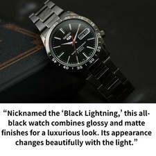 SEIKO SEIKO5 SNKE03K1 Wristwatch Black Automatic Men's Watch Analog Japan New 