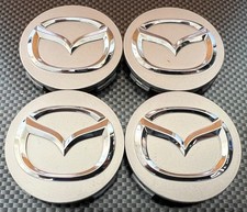 🟢 4x Original Mazda Felgendeckel / Nabendeckel / Felgenkappen 56mm 🟢