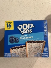 NEW POP TARTS TOASTER PASTRIES FROSTED BLUEBERRY FLAVOR 16 CT 27 OZ BOX BUY NOW