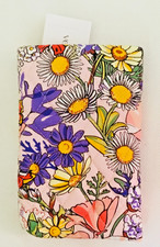 Vera Bradley "Coastal Wildflowers" Soft Double Eyeglass Case NWT