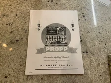 COPY 1932 PROPP LIGHTING CATALOGUE