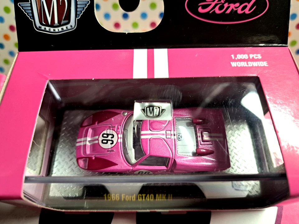 M2 MACHINES 1/64 S56 AUTO-CLUB 1966 FORD GT40 MK II NEW - Image 3 of 4