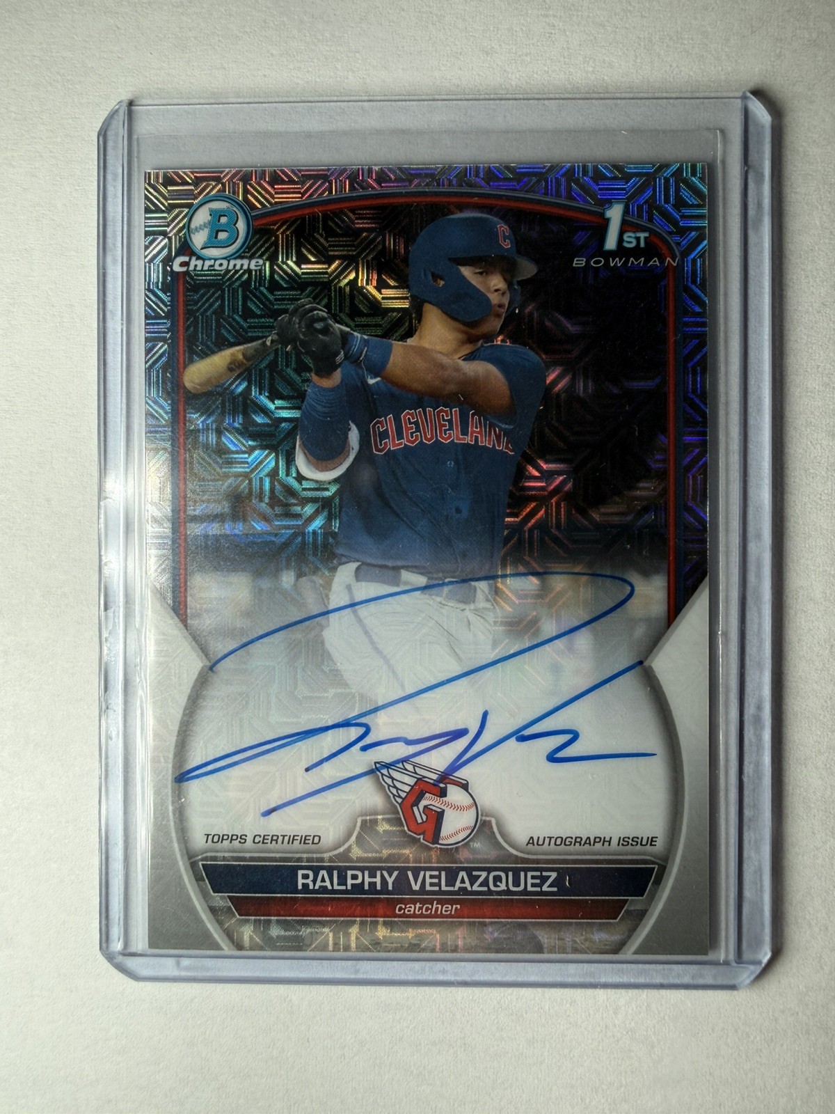 2023 Bowman Chrome HTA Ralphy Velazquez 1st Auto, /150 #CDA-RV