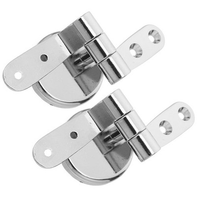 2 Sets Toilet Seat Fitting Accessory Parts Lid Fixing Hinge Bottom