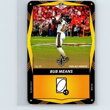 2025 Mattel UNO Alt Jerseys - Bub Means #119 - Yellow - New Orleans Saints