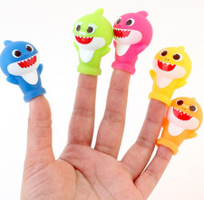 Pinkfong Baby Shark Finger Puppet Figure Set Kids Toy 5pcs