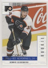2002-03 ITG Be A Player Memorabilia Sapphire 75/100 Dennis Seidenberg #273 1s8
