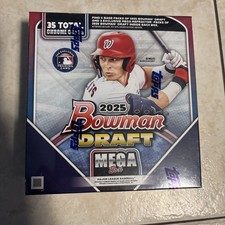 2025 BOWMAN DRAFT CHROME MEGA BOX (35 Cards) MLB Baseball Brand New Sealed QTY