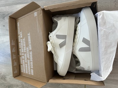 Veja Schuhe Schuhe Korb weiß und grau Größe 40