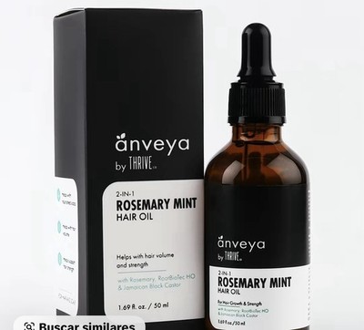 Anveya by THRIVE 2-in-1 Rosemary Mint Hair Oil 1.69 fl oz / 50 ml