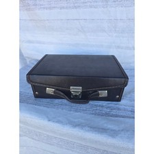 Retro Cassette Storage Case w/ 12 Mixed Country Gospel Music Tapes