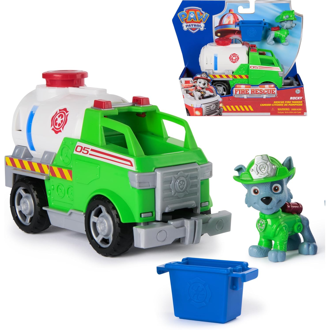 Paw Patrol Fire Rescue Rocky Fire Tanker New